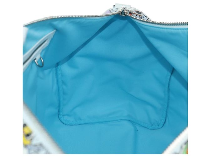 LOUIS VUITTON Monogram Comics Keepall Bandouliere 50 Borsa M21863 Auth 177344SAM Bianco - vista 27