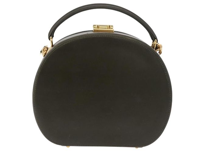 Borsa GUCCI in pelle 2way Khaki Gold Auth 178640 D'oro Cachi - vista 13