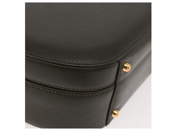 Borsa GUCCI in pelle 2way Khaki Gold Auth 178640 D'oro Cachi - vista 16