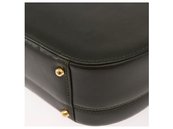 Borsa GUCCI in pelle 2way Khaki Gold Auth 178640 D'oro Cachi - vista 19