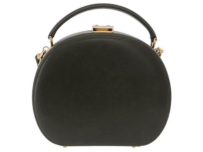 Borsa GUCCI in pelle 2way Khaki Gold Auth 178640 D'oro Cachi - vista 2