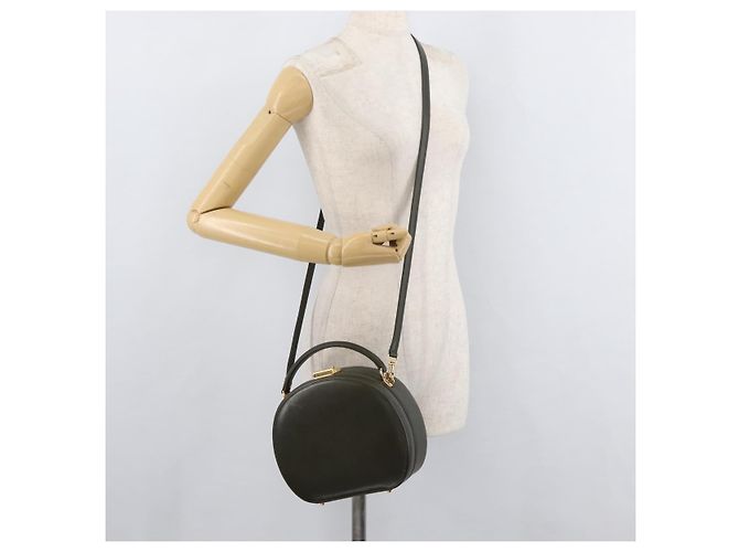 Borsa GUCCI in pelle 2way Khaki Gold Auth 178640 D'oro Cachi - vista 24