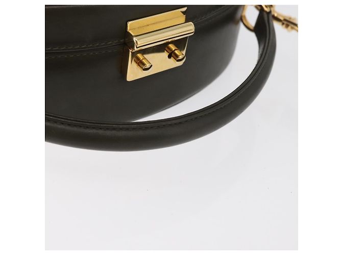 Borsa GUCCI in pelle 2way Khaki Gold Auth 178640 D'oro Cachi - vista 7