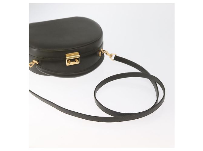 Borsa GUCCI in pelle 2way Khaki Gold Auth 178640 D'oro Cachi - vista 8