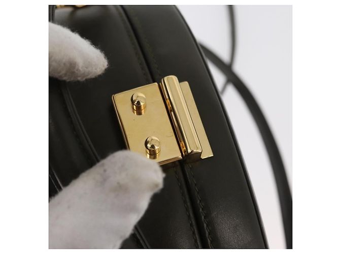 Borsa GUCCI in pelle 2way Khaki Gold Auth 178640 D'oro Cachi - vista 9