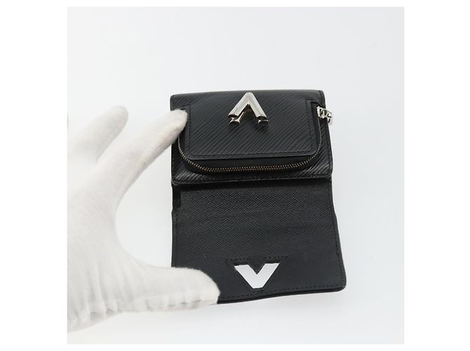 LOUIS VUITTON Epi Portefeuille twist Portafoglio Nero M63322 LV Auth bs34867A - vista 17