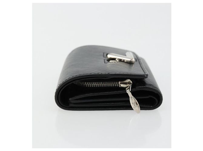LOUIS VUITTON Epi Portefeuille twist Portafoglio Nero M63322 LV Auth bs34867A - vista 4