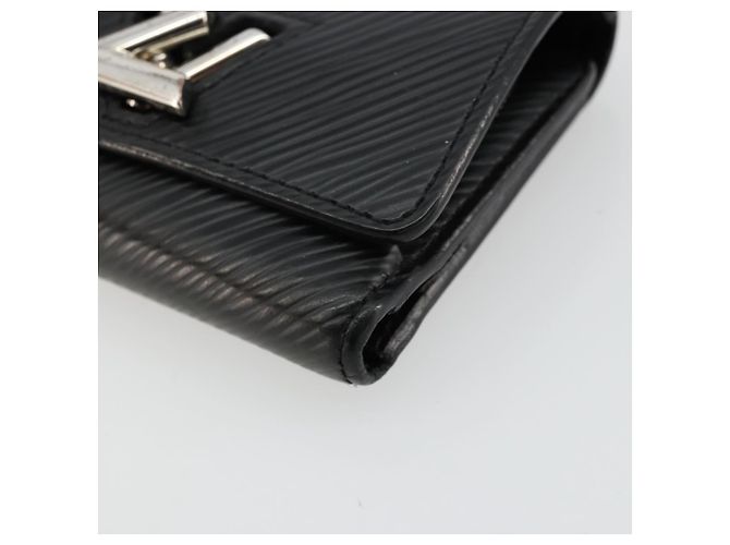 LOUIS VUITTON Epi Portefeuille twist Portafoglio Nero M63322 LV Auth bs34867A - vista 7