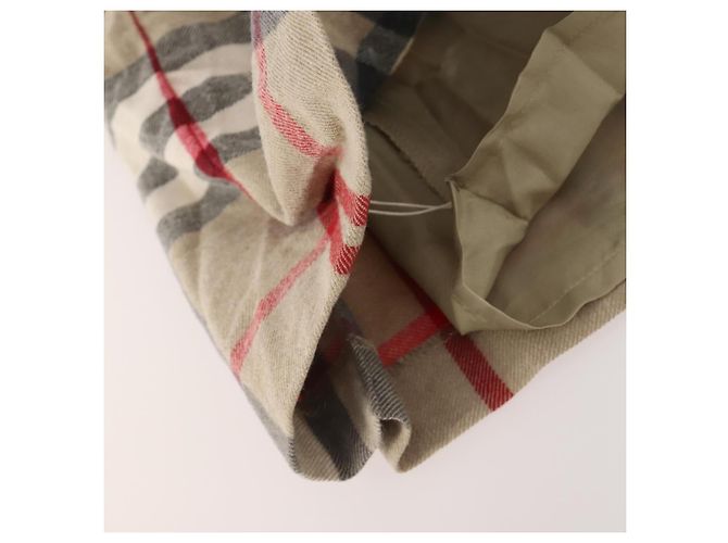Falda BURBERRY Nova Check de algodón Beige Auth 175668A - vista 7