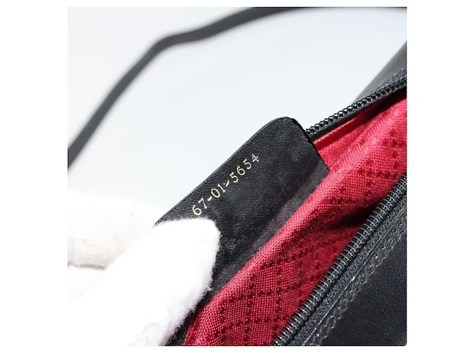 Borsa a tracolla GUCCI GG Canvas Web Sherry Line Nera Rossa Verde Auth 178590A Nero Rosso - vista 12