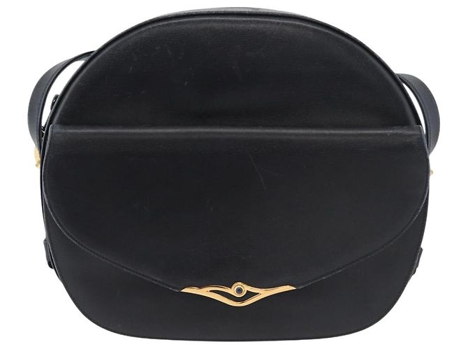 Borsa a Spalla CARTIER in Pelle Blu Navy e Oro Auth bs34907 D'oro - vista 13