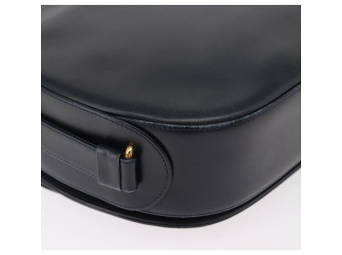 Borsa a Spalla CARTIER in Pelle Blu Navy e Oro Auth bs34907 D'oro - vista 15