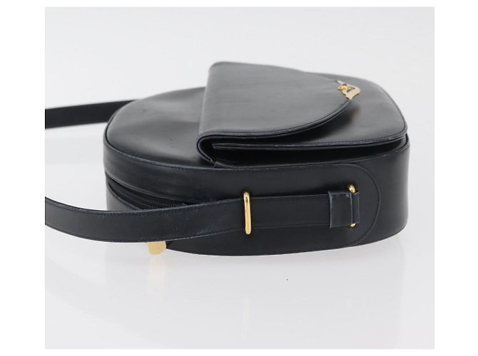Borsa a Spalla CARTIER in Pelle Blu Navy e Oro Auth bs34907 D'oro - vista 4