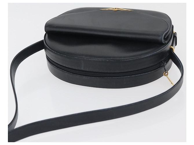 Borsa a Spalla CARTIER in Pelle Blu Navy e Oro Auth bs34907 D'oro - vista 6