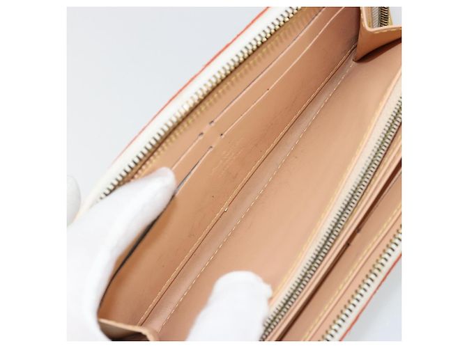 LOUIS VUITTON Monogram Multicolor Zippy Wallet White M60241 LV Auth 178601A Bianco - vista 20