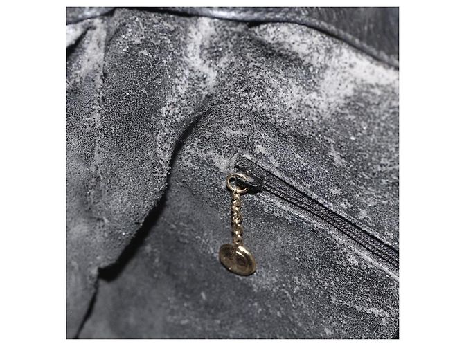 Borsa a Spalla GUCCI Bamboo in Pelle 2way Nero Oro 001 3444 1638 Auth bs34925 D'oro - vista 21