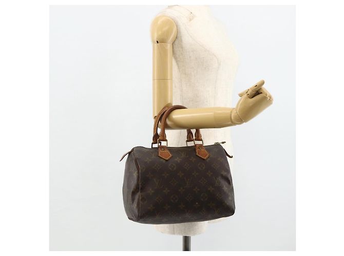 LOUIS VUITTON Borsa Monogram Speedy 25 M41528 LV Auth 178588 Monogramma - vista 20
