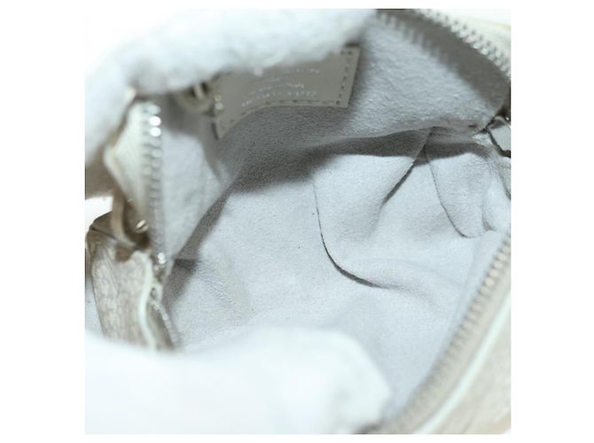 LOUIS VUITTON Taurillon Clemence Climbing Pouch Gray MP3383 LV Auth 177975M Marrone - vista 10