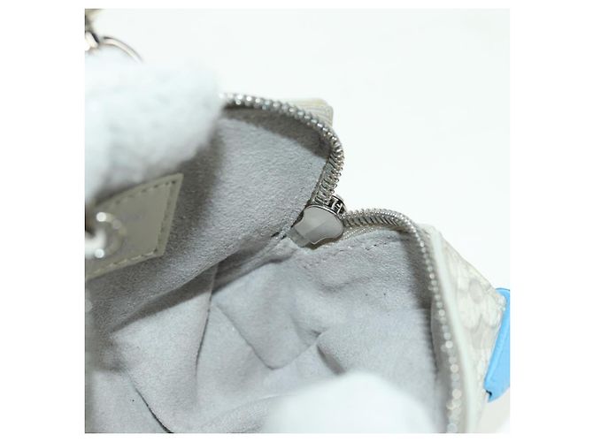 LOUIS VUITTON Taurillon Clemence Climbing Pouch Gray MP3383 LV Auth 177975M Marrone - vista 19