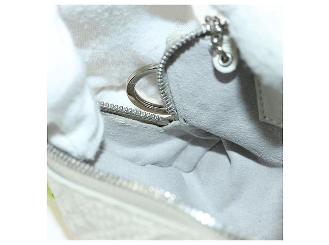 LOUIS VUITTON Taurillon Clemence Climbing Pouch Gray MP3383 LV Auth 177975M Marrone - vista 20