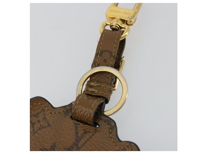 LOUIS VUITTON Catgram Porte Cles Porto Address Charm Black MP2281 Auth 178090A Nero - vista 10