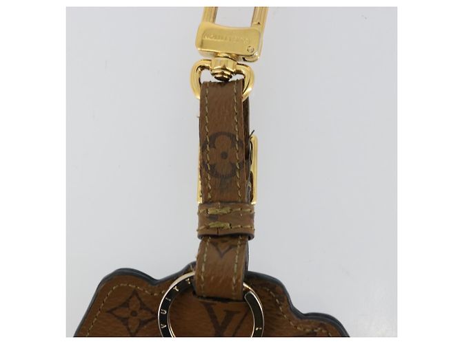 LOUIS VUITTON Catgram Porte Cles Porto Address Charm Black MP2281 Auth 178090A Nero - vista 7