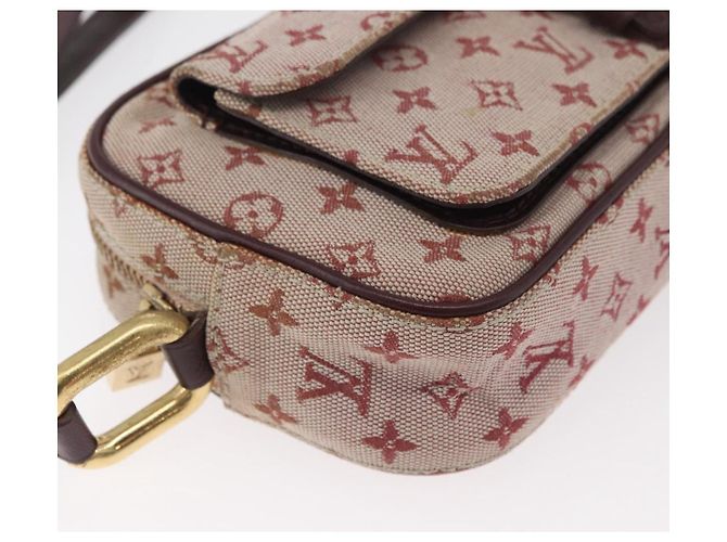 LOUIS VUITTON Monogram Mini Juliet MM Borsa a Spalla Rossa M92219 LV Auth 177057 Rosso - vista 14