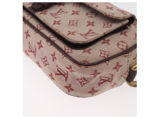 LOUIS VUITTON Monogram Mini Juliet MM Borsa a Spalla Rossa M92219 LV Auth 177057 Rosso - vista 15