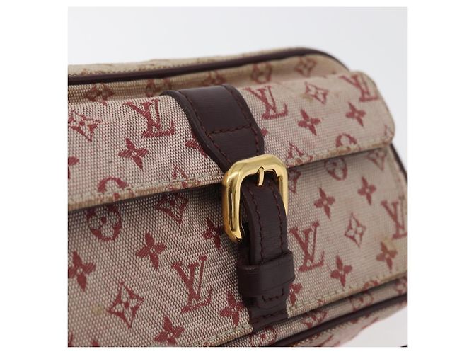 LOUIS VUITTON Monogram Mini Juliet MM Borsa a Spalla Rossa M92219 LV Auth 177057 Rosso - vista 18