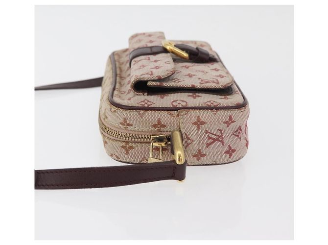 LOUIS VUITTON Monogram Mini Juliet MM Borsa a Spalla Rossa M92219 LV Auth 177057 Rosso - vista 4