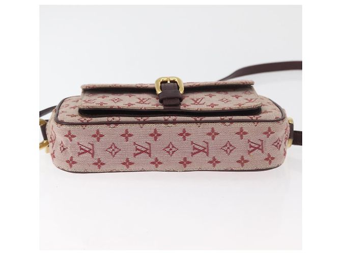 LOUIS VUITTON Monogram Mini Juliet MM Borsa a Spalla Rossa M92219 LV Auth 177057 Rosso - vista 5