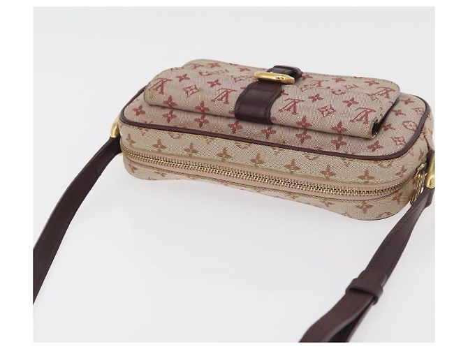 LOUIS VUITTON Monogram Mini Juliet MM Borsa a Spalla Rossa M92219 LV Auth 177057 Rosso - vista 6