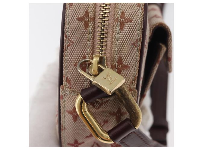 LOUIS VUITTON Monogram Mini Juliet MM Borsa a Spalla Rossa M92219 LV Auth 177057 Rosso - vista 9