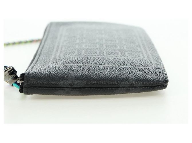 LOUIS VUITTON Monogram Eclipse Fragment iPhone Case M64449 LV Auth 177105M Monograma - vista 4