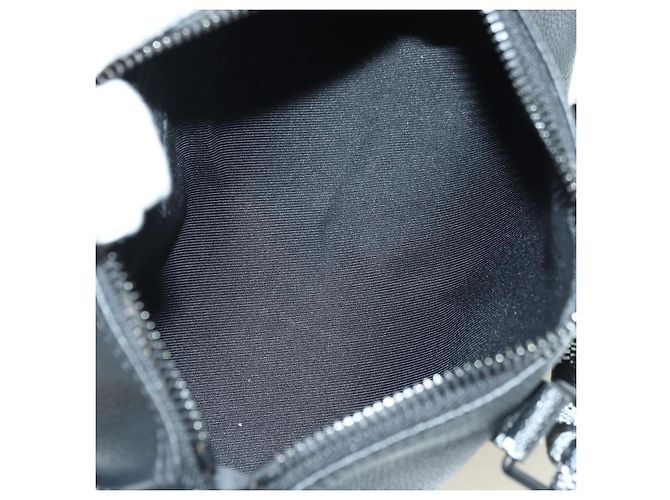 LOUIS VUITTON Borsa Keepall XS Damier Distorted City Nera M80202 LV Auth 177433SM Nero - vista 11