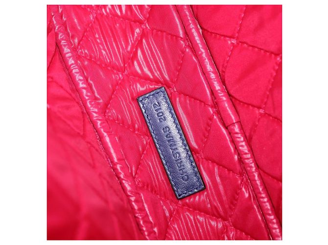 CHANEL Matelasse Christmas 2012 PC Case Nylon Blau Silber CC Authentisch 178958A - Ansicht 12