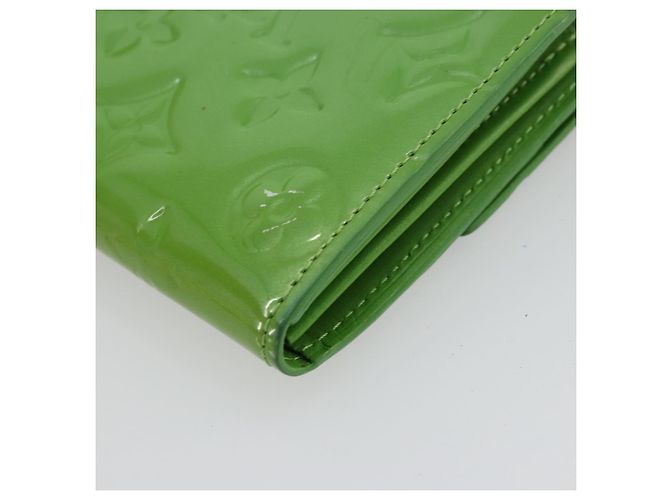 LOUIS VUITTON Vernis Portefeiulle Sarah Wallet Vert Tonic M93635 LV Auth 171237A - vista 15