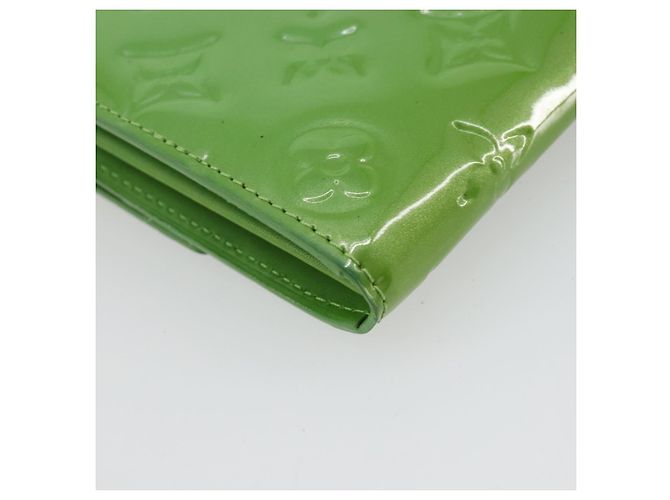 LOUIS VUITTON Vernis Portefeiulle Sarah Wallet Vert Tonic M93635 LV Auth 171237A - vista 16