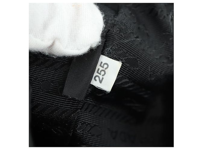 Borsa PRADA Borsa a tracolla Nylon 2way Nero Argento Auth 175065SAM - vista 10