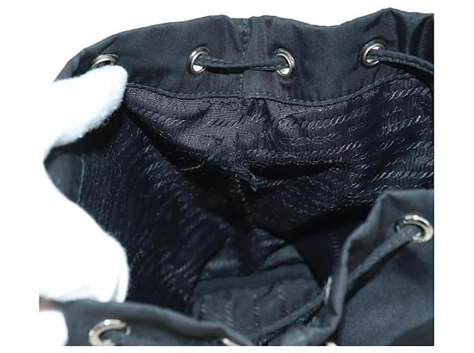 Borsa PRADA Borsa a tracolla Nylon 2way Nero Argento Auth 175065SAM - vista 26