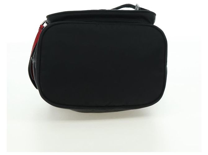 Borsa PRADA Borsa a tracolla Nylon 2way Nero Argento Auth 175065SAM - vista 5