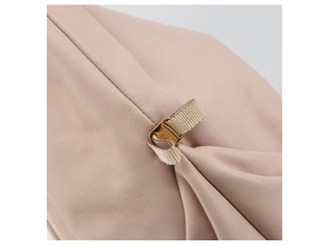 Borsa a mano Salvatore Ferragamo Vala Chain in pelle Rosa Oro Auth BA12403A D'oro - vista 10