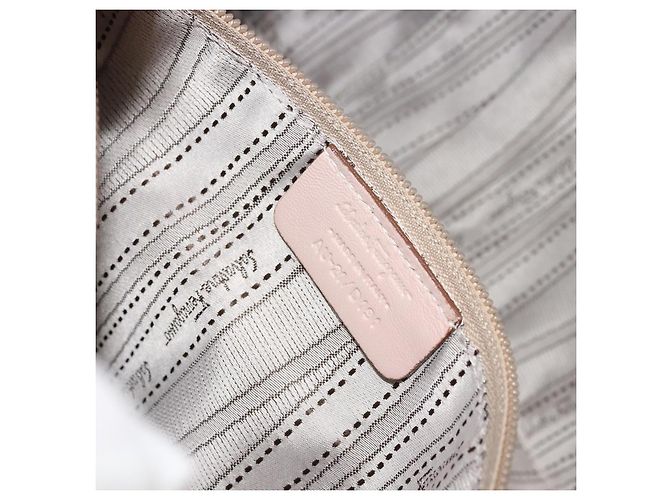 Borsa a mano Salvatore Ferragamo Vala Chain in pelle Rosa Oro Auth BA12403A D'oro - vista 12