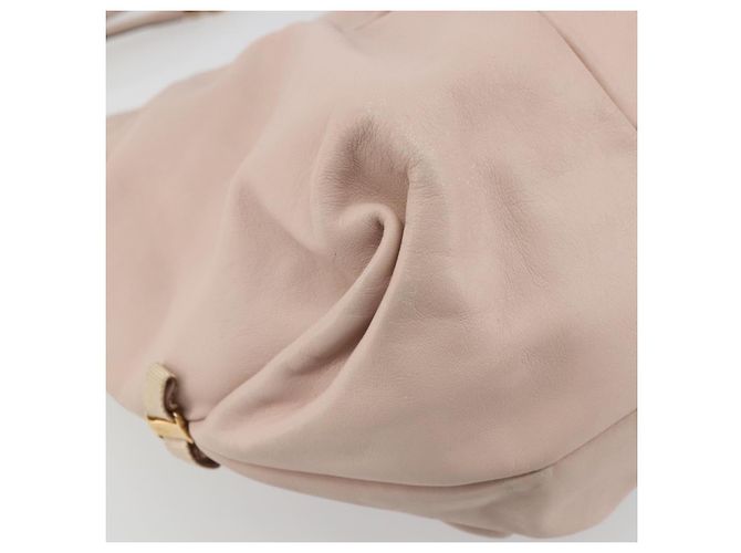 Borsa a mano Salvatore Ferragamo Vala Chain in pelle Rosa Oro Auth BA12403A D'oro - vista 14