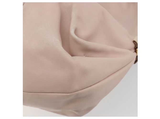 Borsa a mano Salvatore Ferragamo Vala Chain in pelle Rosa Oro Auth BA12403A D'oro - vista 15