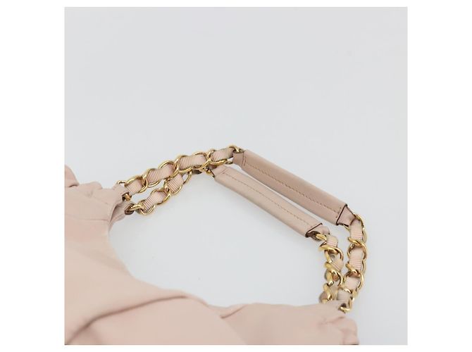 Borsa a mano Salvatore Ferragamo Vala Chain in pelle Rosa Oro Auth BA12403A D'oro - vista 8