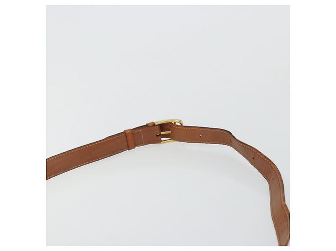Céline Borsa a Spalla CELINE Macadam Canvas PVC Beige Oro Auth 171225 D'oro - vista 9
