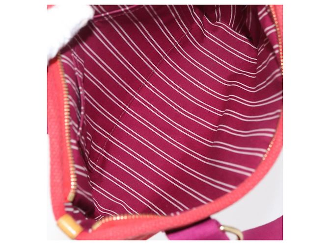 LOUIS VUITTON Antigua Cabas PM Tote Bag Canvas Rouge M40037 LV Auth bs34988 Rosso - vista 11