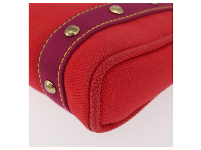 LOUIS VUITTON Antigua Cabas PM Tote Bag Canvas Rouge M40037 LV Auth bs34988 Rosso - vista 14