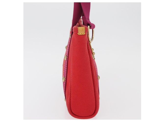 LOUIS VUITTON Antigua Cabas PM Tote Bag Canvas Rouge M40037 LV Auth bs34988 Rosso - vista 4